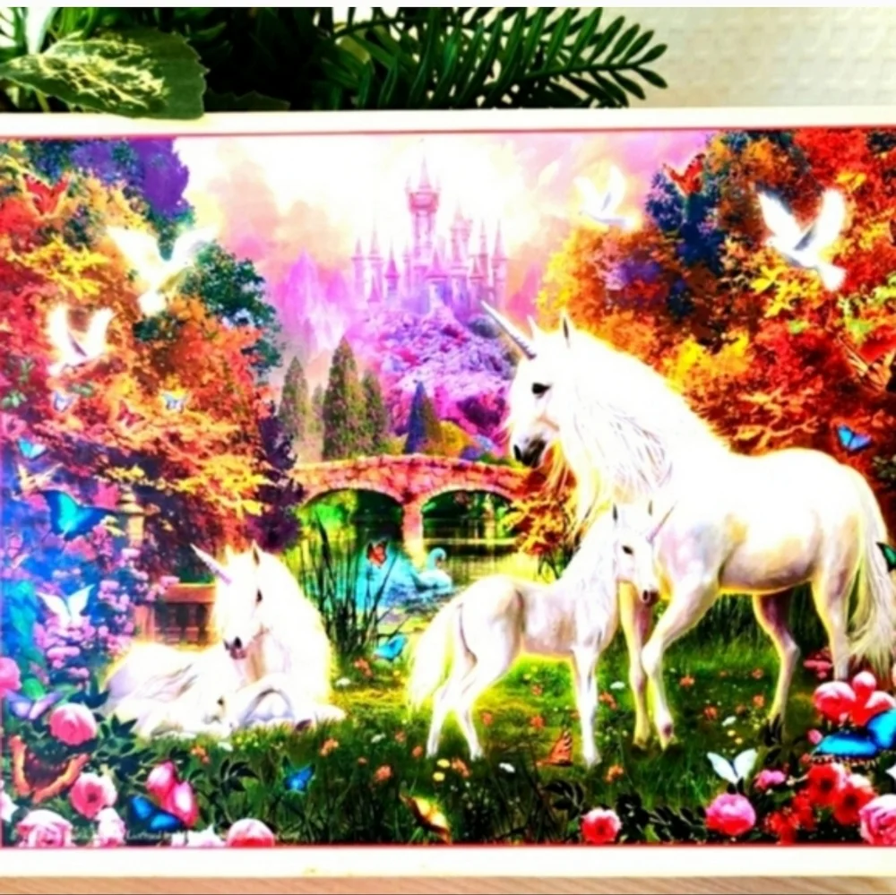 Two Unicorn 300 Pieces Jigsaw Puzzles